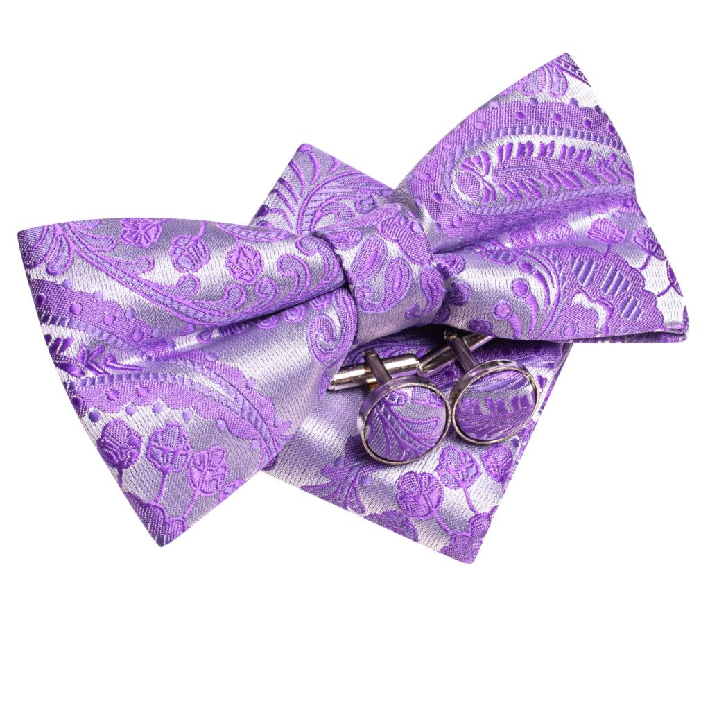 Fioletowa lawendowa muszka fio – Bow Tie Pre Tied recenzja i cena
