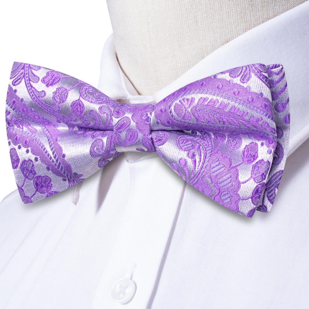 Fioletowa lawendowa muszka fio – Bow Tie Pre Tied recenzja i cena