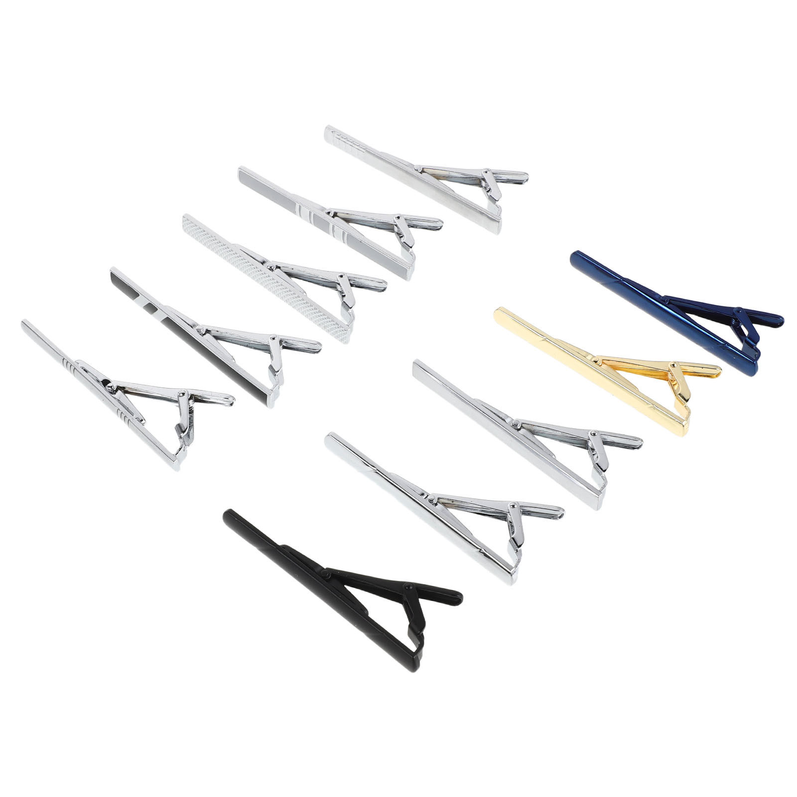 Zestaw 10 szt. eleganckich mie – Tie Bar Set Gift recenzja i cena