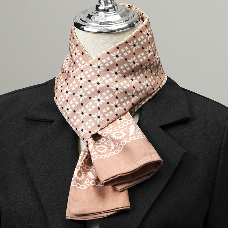 Męski szalik imitujący jedwab, – Silk Neck Scarf recenzja i cena