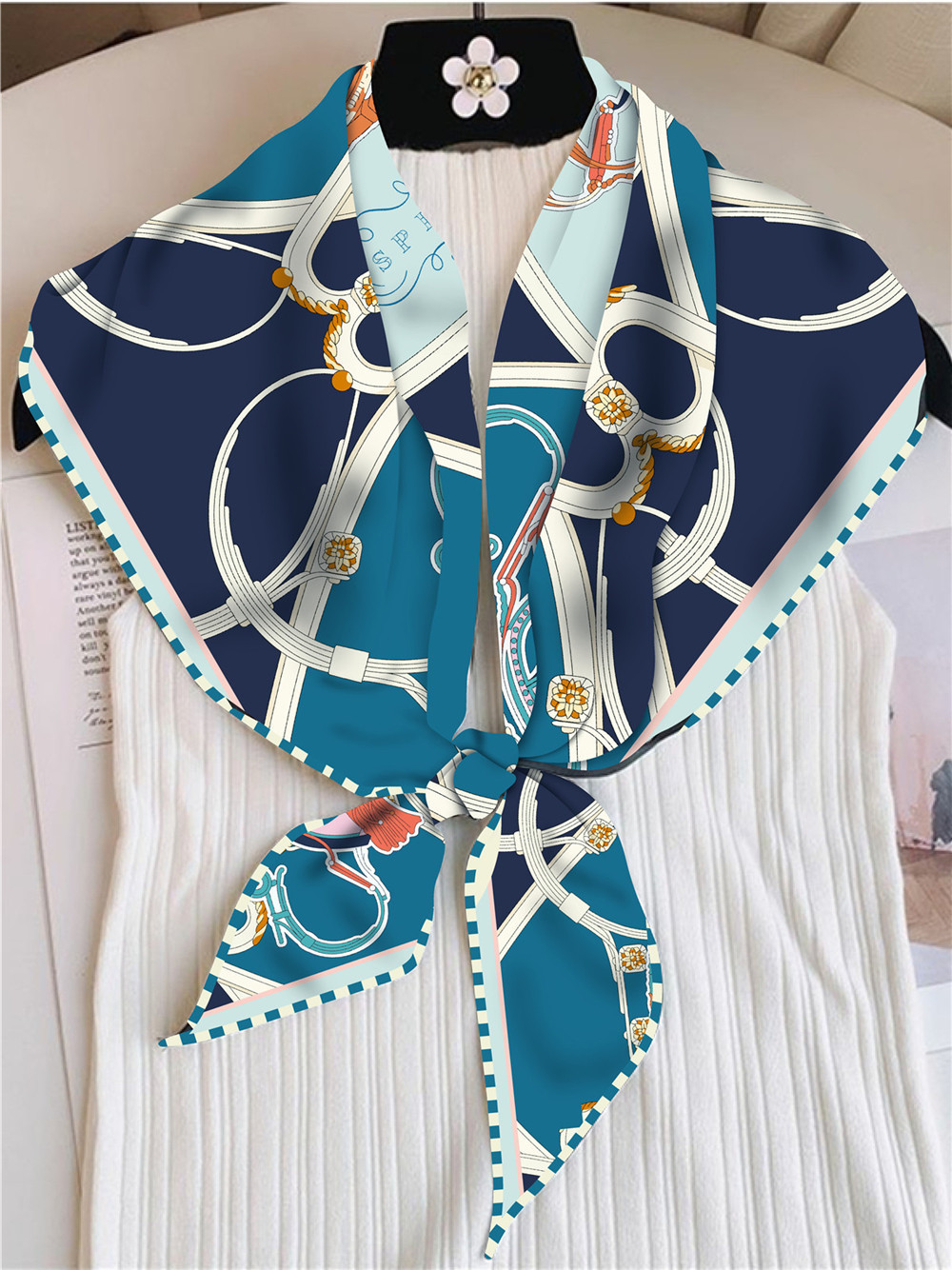 Trójkątne szale jedwabny szali – Pashmina Wrap Large recenzja i cena